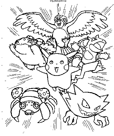 pokemon flying Colouring Pages (page 2)
