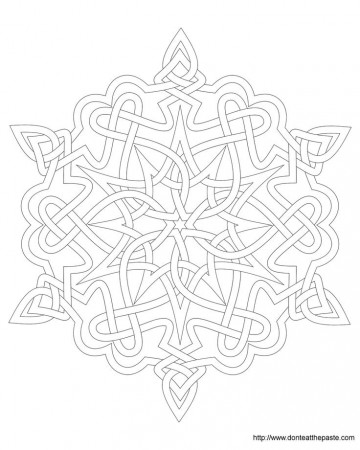 Snowflake coloring page | Scrapbooking and Card-Making