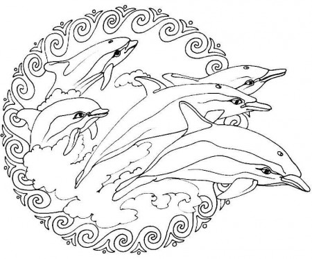 Coloring pages mandala animals - picture 46