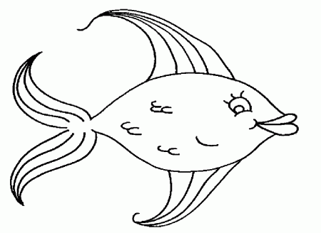 Animal Coloring Free Printable Fish Coloring Pages For Kids 