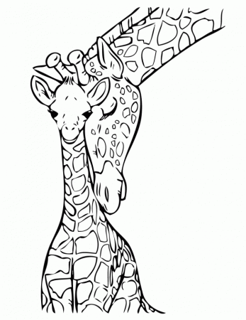 Giraffe Coloring Pages | ColoringMates.