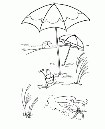 Beach Coloring Pages For Kids Printable | download free printable 