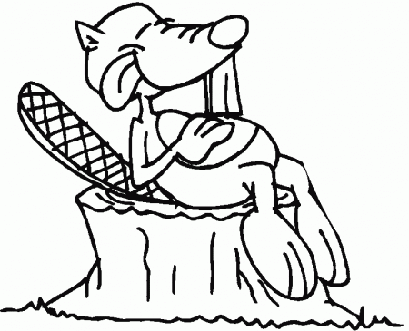 Beavers Coloring Pages