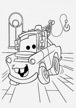 Coloring Pages: Car Coloring Page