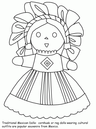 Mexico 2 Countries Coloring Pages & Coloring Book