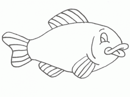 Animal Coloring Free Printable Fish Coloring Pages For Kids 