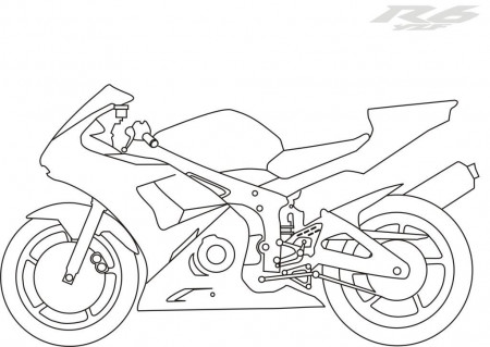 Yamaha motorcycles coloring pages | Free coloring pages | #2 