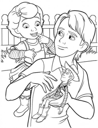 Coloring Sheets Anime Movie Toy Story Free Printable For Preschool #