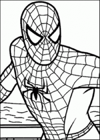 Spider Cartoon Coloring Pages | 99coloring.com