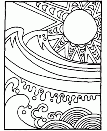 Summer Coloring pages | Fun games |#12 | Color Printing|Sonic 