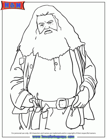 hagrad Colouring Pages