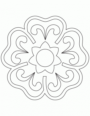 Rangoli Coloring Pages | Coloring Pages