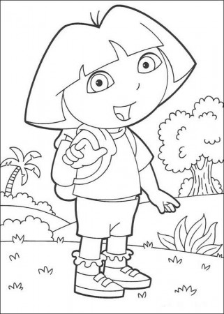 Dora Coloring Pages (