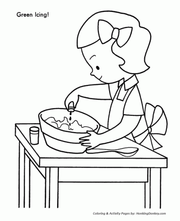 Christmas Cookies Coloring Pages - Christmas Cookies with Icing 