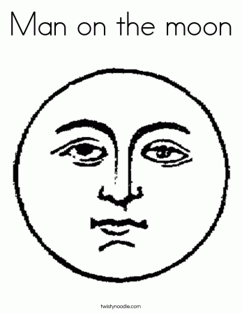 Moon Coloring Page | Coloring Pages