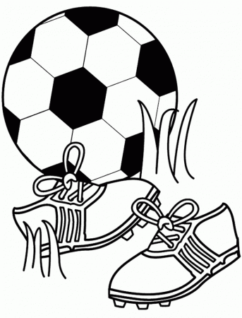 Coloring & Activity Pages: Soccer Fun Coloring Page