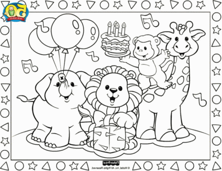 Little People Twin Dog Owner Coloring Page Coloringplus 259815 