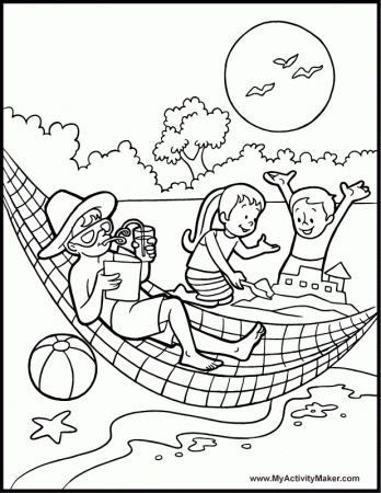 Free Summer Coloring Pages - Free Printable Coloring Pages | Free 