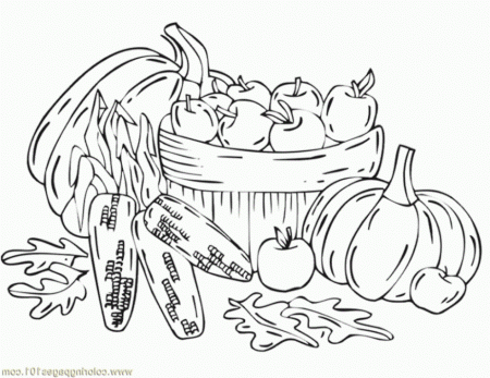 Free Coloring Pages Thanksgiving Free Fall Harvest Coloring Pages 