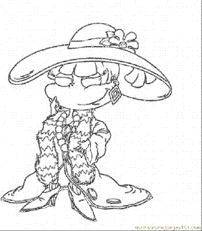 angelica rugrats Colouring Pages