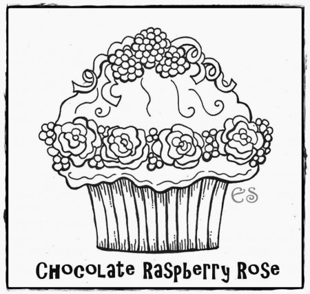 cupcake coloring pages online - Free Coloring Pages for Kids