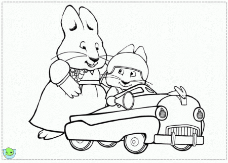 Max and Ruby Coloring page