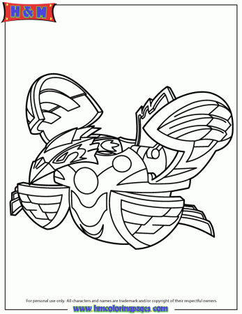 Free Printable Bakugan Coloring Pages | HM Coloring Pages