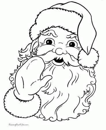 Santa Claus Coloring Pages Free Printables