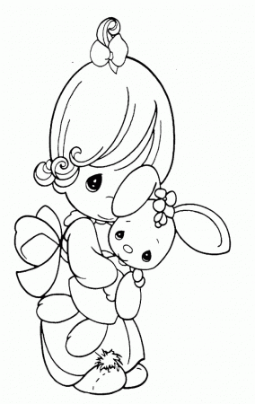Precious Moments Coloring Pages To Print - Precious Moments 