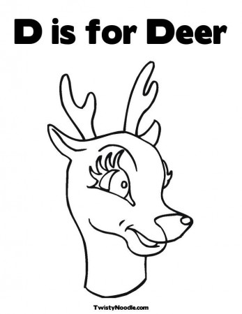 Deer Head Coloring Page Mask TruckTough