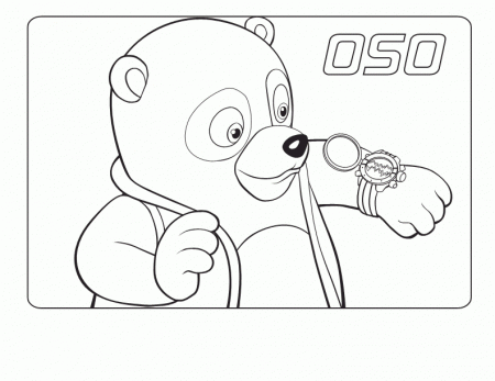 Special Agent Oso Coloring Pages 347 | Free Printable Coloring Pages