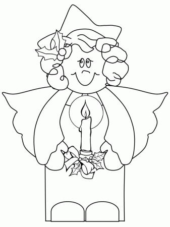 Angels Coloring Pages | Free Coloring Online