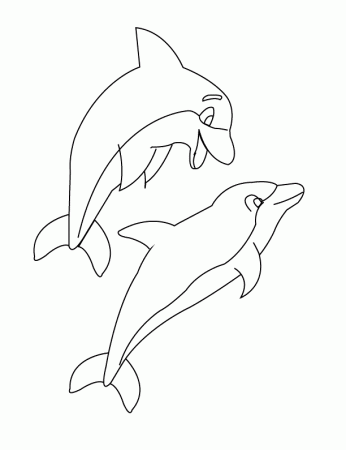 Coloring Pages - Dolphins
