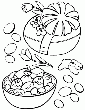 Easter Chocolate Coloring Pages | coloring page | #36 | Coloring 
