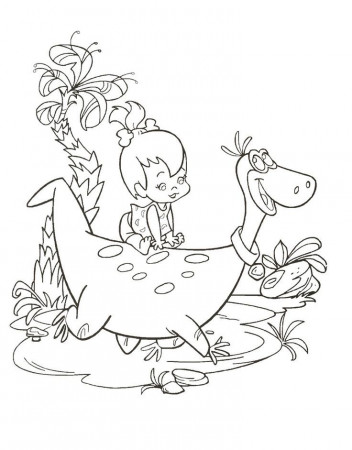Flintstones Coloring Page | Coloring pages and Printables