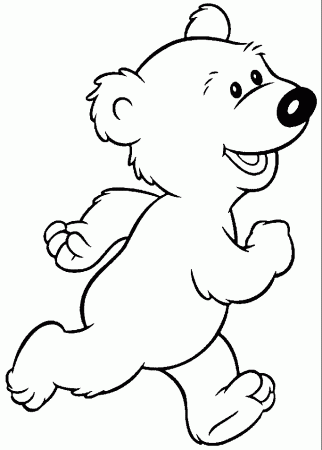 Bear In The Big Blue Coloring Page