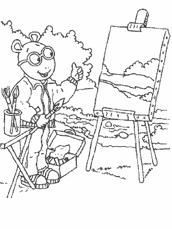 Arthur Coloring Pages for Kids- Printable Coloring Sheets