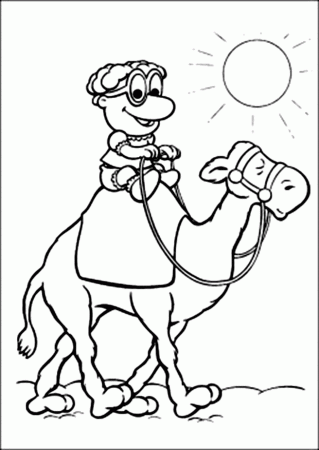 Camel Printable Coloring Pages | Coloring