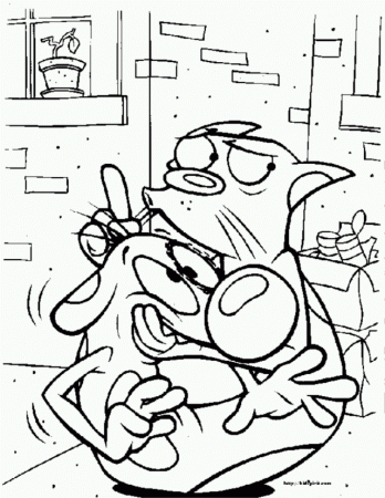 Catdog Coloring Pages Coloring Book Area Best Source For 294014 