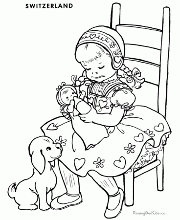 Kid Coloring Pages Printable