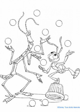 A Bugs life coloring pages - A Bug's life 4