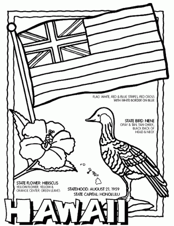 Hawaii Coloring Pages - Free Printable Coloring Pages | Free 