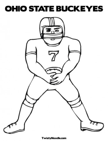 ohio state football Colouring Pages