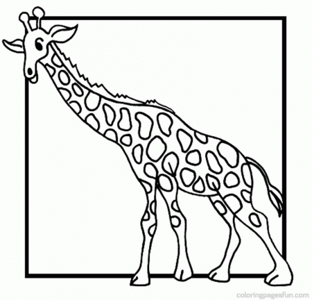 Giraffe Coloring Pages | Clipart Panda - Free Clipart Images