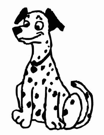 dog Dalmatian Colouring Pages (page 3)