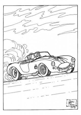 Race-car-coloring-8 | Free Coloring Page Site