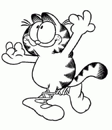 Garfield | Free Printable Coloring Pages – Coloringpagesfun.com 