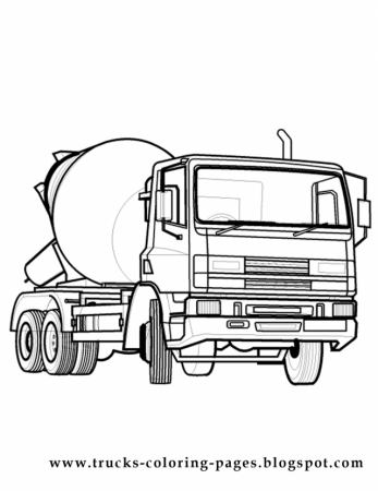 Truck Coloring Pages Color Printing Coloring Sheets 25 Free 118671 