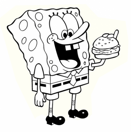 Spongebob Printable Coloring Pages - HD Printable Coloring Pages