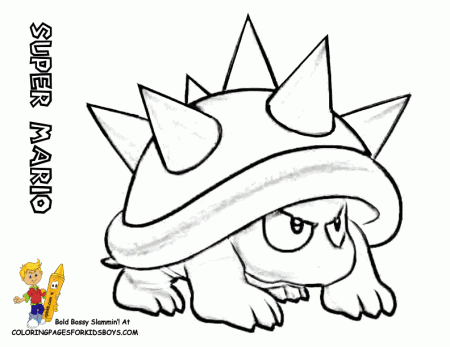Super Mario Coloring Pages - Free Coloring Pages For KidsFree 